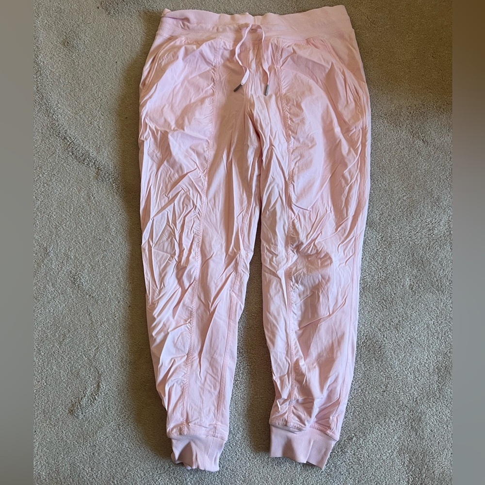 Pink dance studio joggers